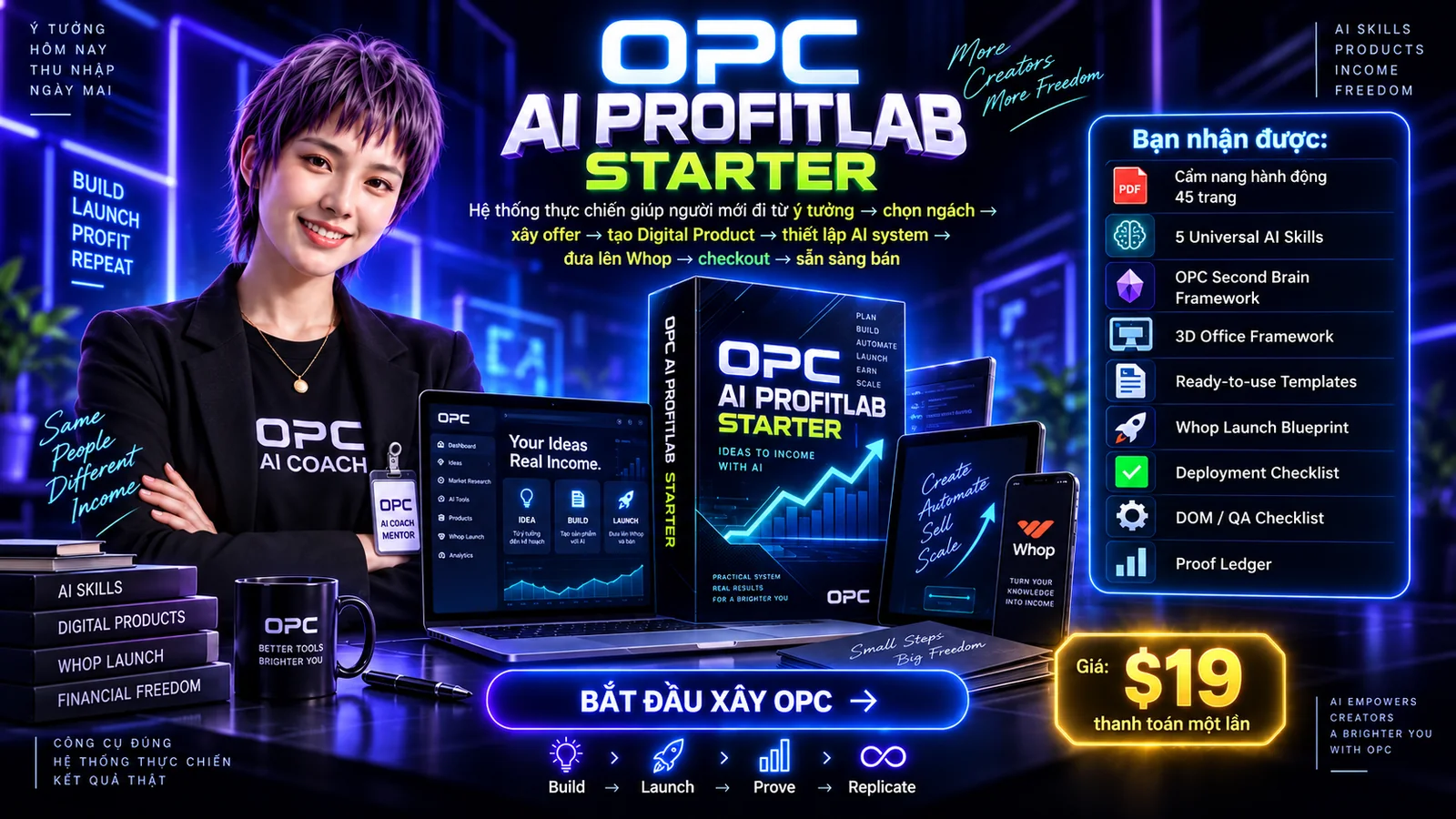 Bộ Starter OPC AI ProfitLab 500k